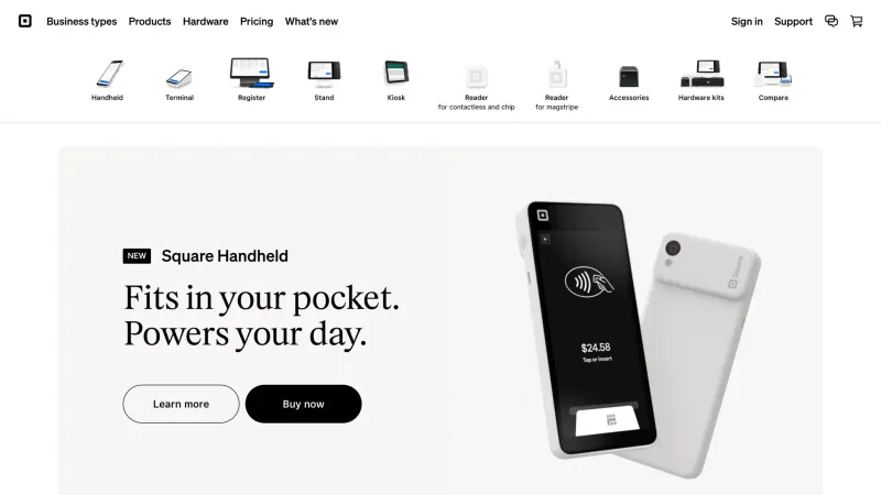 Contact — Square, Fintech UI