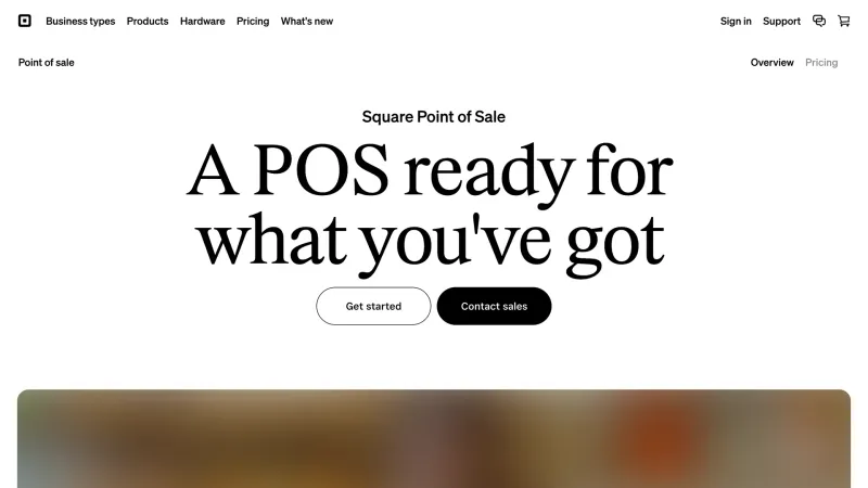 Features — Square, Fintech UI