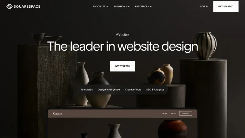 CTA Section — Squarespace, Developer Tools UI