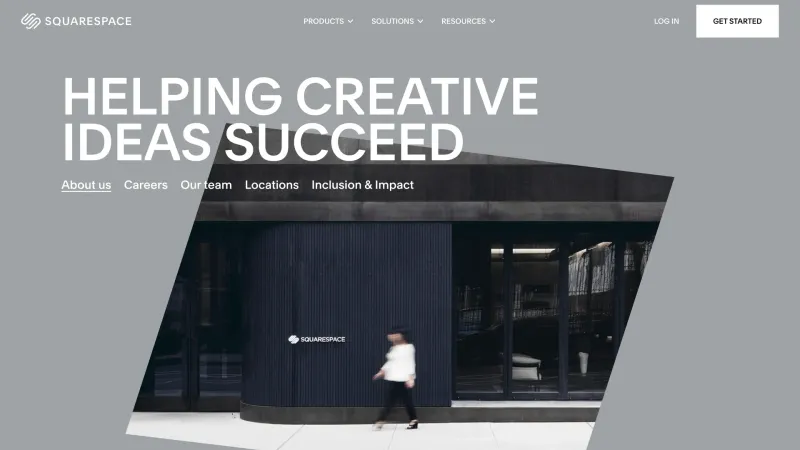 Squarespace — About, Stats Section, скриншот 5/12