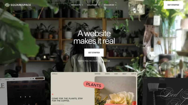 CTA Section — Squarespace, Developer Tools UI