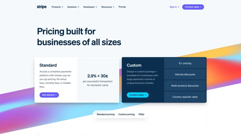Stripe — Contact, FAQ, скриншот 7/12