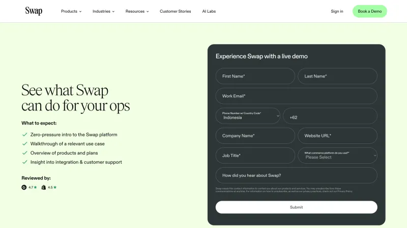 Swap — Contact, скриншот 10/10