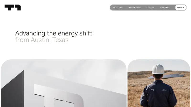 About — T1 Energy, Technology UI