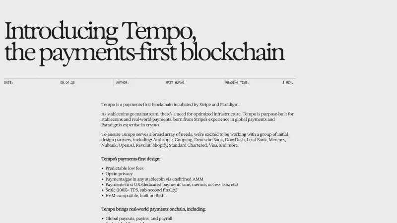 Tempo — About, скриншот 1/1