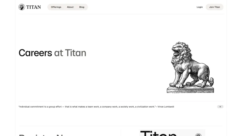 Titan — CTA Section, скриншот 5/8