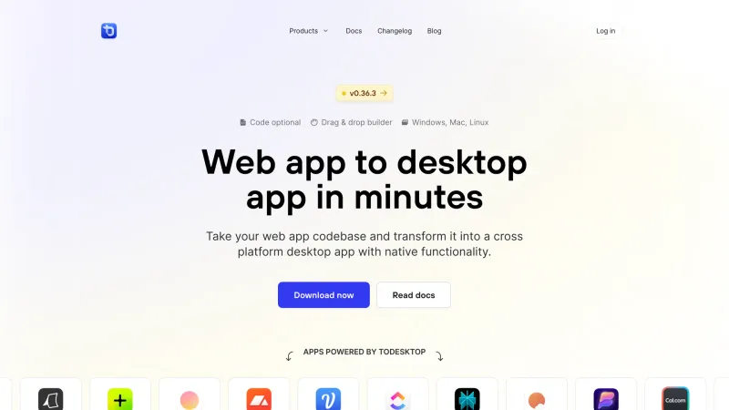 ToDesktop — Downloads, Features, скриншот 3/6