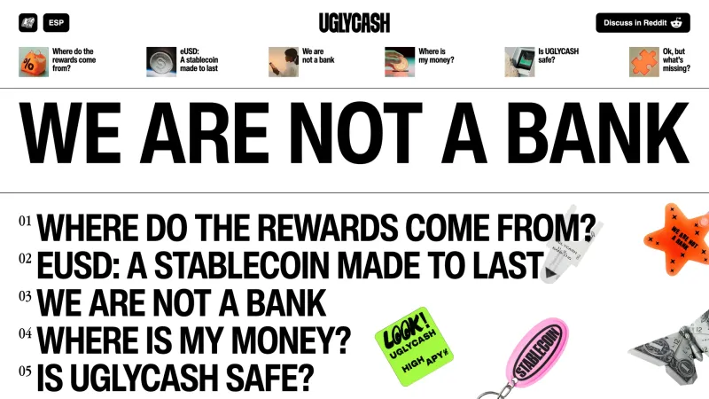 UGLYCASH — Hero Section, скриншот 3/5