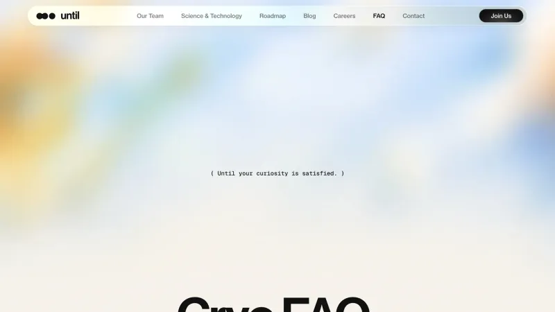 Until — FAQ, скриншот 4/5