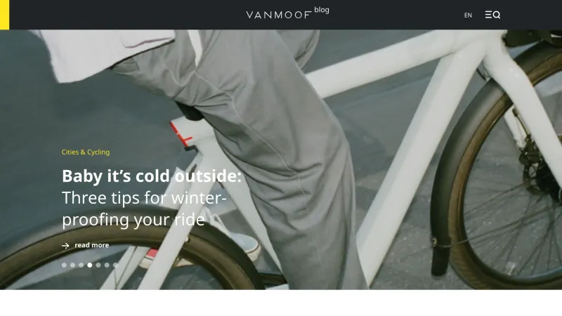 VanMoof — Blog, скриншот 7/9