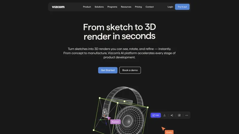 Features — Vizcom, AI & ML UI
