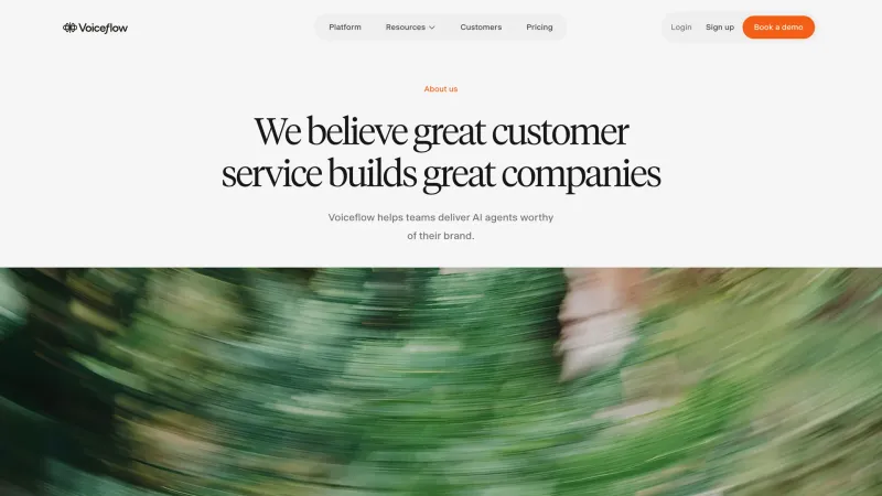 Voiceflow — About, Stats Section, скриншот 7/7