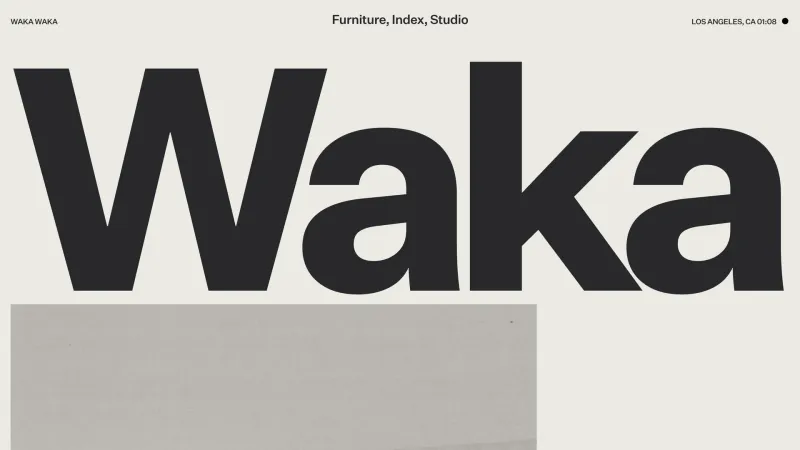 Waka Waka — Footer Section, Hero Section, скриншот 2/5