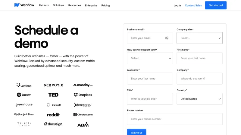 Webflow — Features, скриншот 2/12