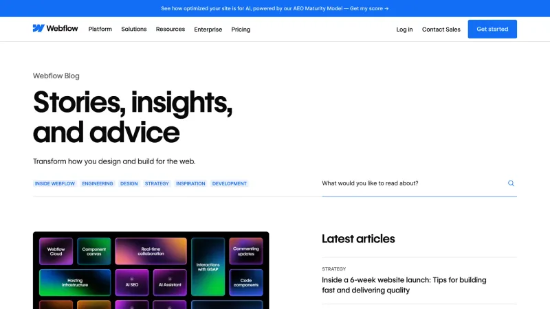Webflow — Blog, Downloads, скриншот 8/12