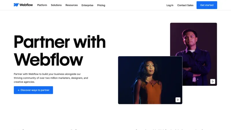 Webflow — Hero Section, скриншот 10/12