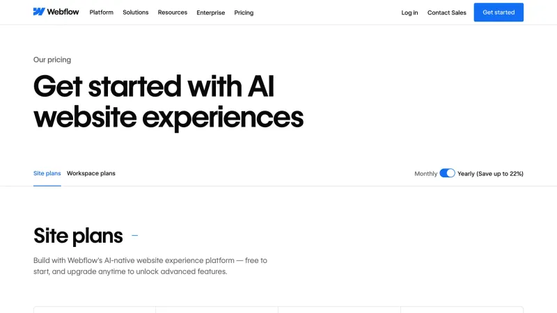 Webflow — Contact, Pricing, скриншот 12/12