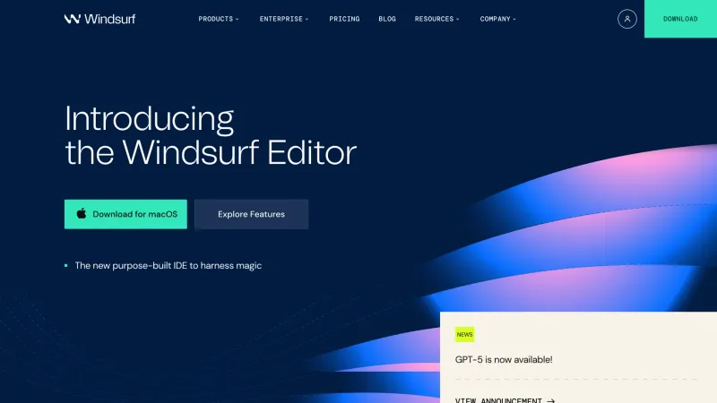 Blog — Windsurf, Developer Tools UI