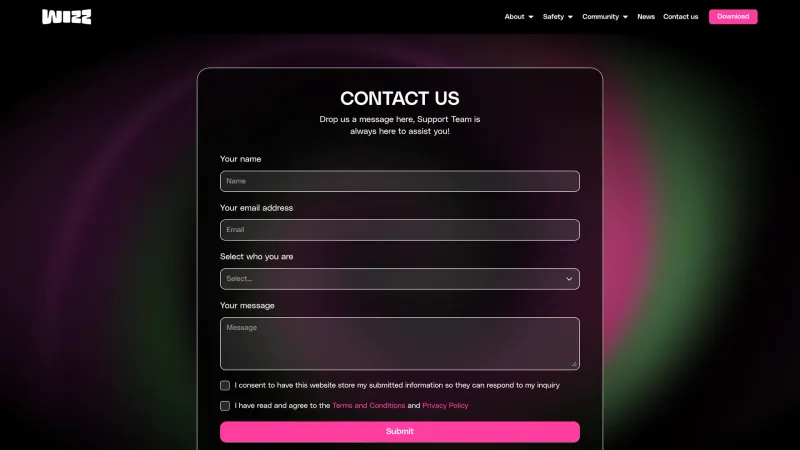 Wizz — Contact, скриншот 4/8