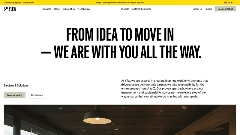CTA Section — YLLW, HR UI