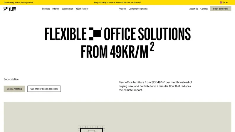 CTA Section — YLLW, HR UI