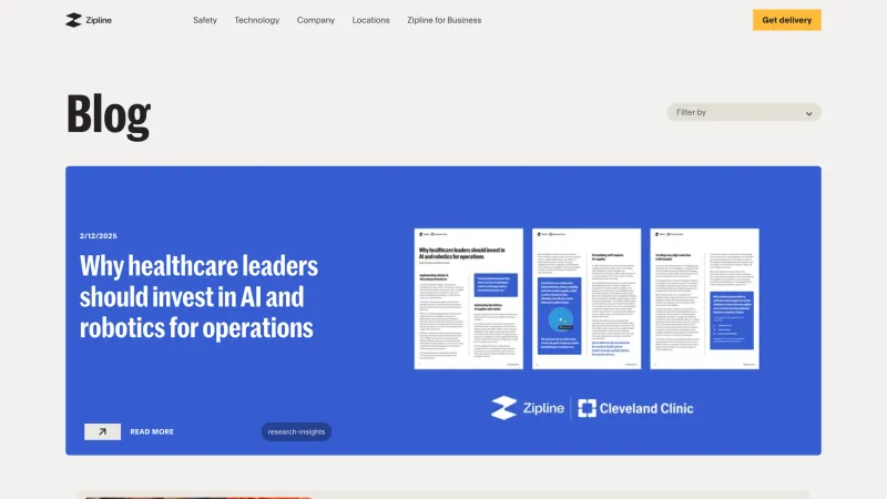 Blog — Zipline, Developer Tools UI