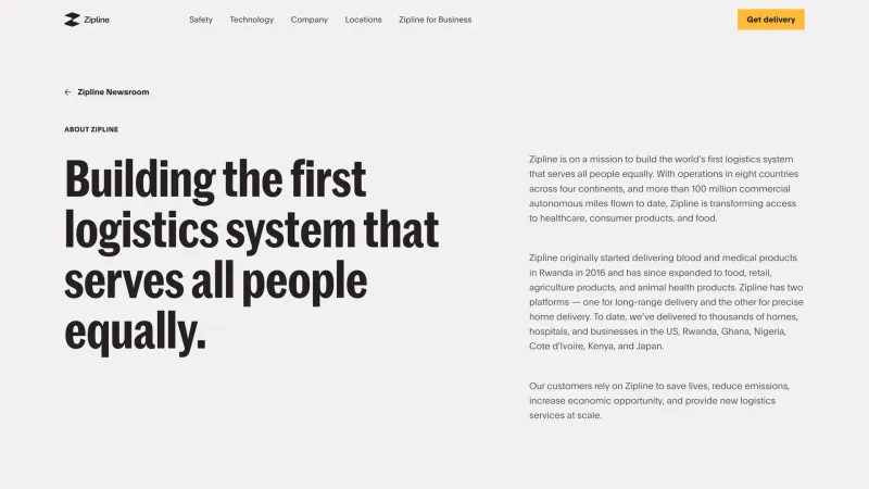 Stats Section — Zipline, Developer Tools UI