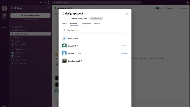 Slack — Communication, интерфейс, скриншот 3/1062