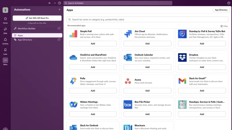 Slack — Communication, интерфейс, скриншот 7/1062