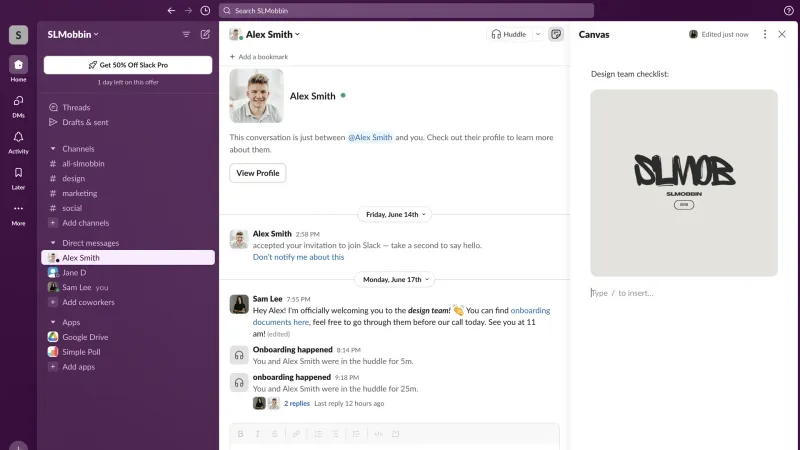 Slack — Communication, интерфейс, скриншот 9/1062