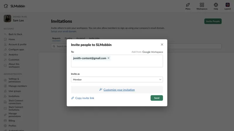 Slack — Communication UI, screenshot 1010