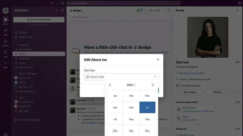 Slack — Communication UI, screenshot 1016