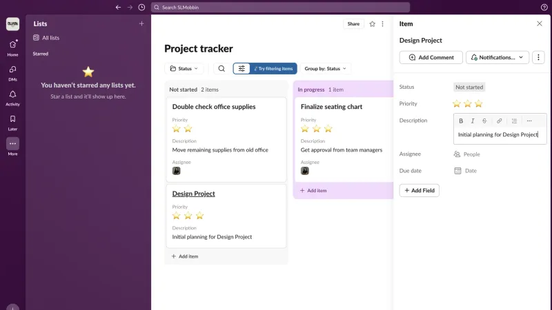 Slack — Communication UI, screenshot 1024