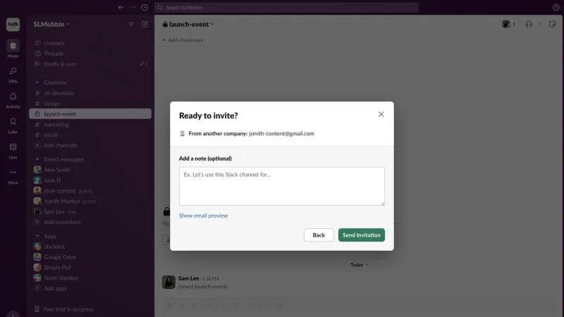 Slack — Communication UI, screenshot 1040