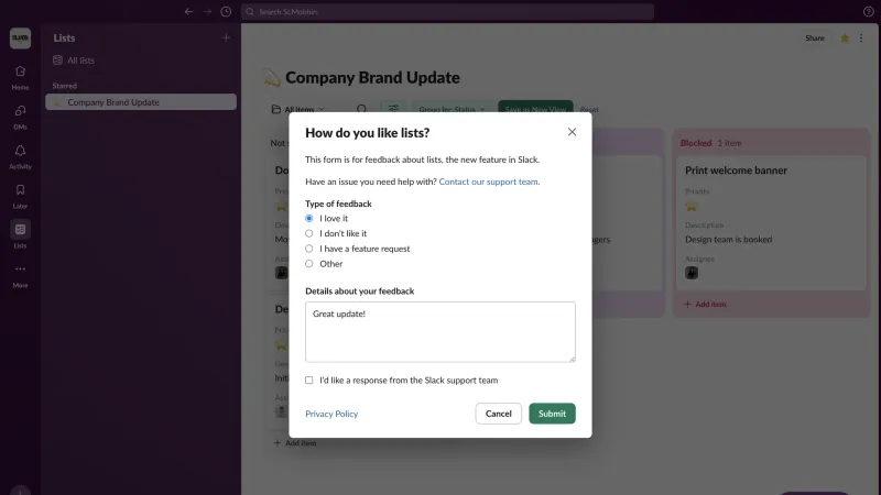 Slack — Communication UI, screenshot 1047