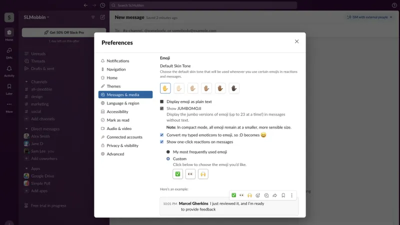 Slack — Communication UI, screenshot 1054