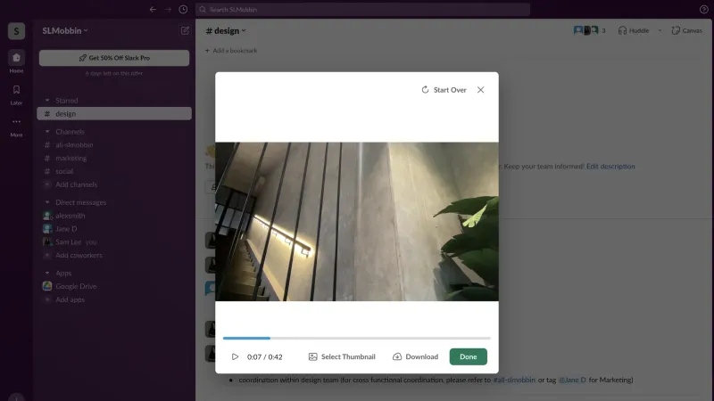 Slack — Communication UI, screenshot 1055