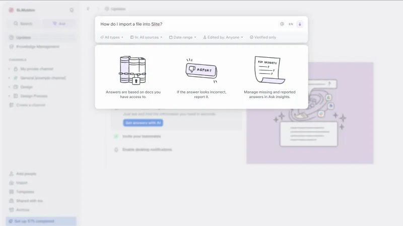 Slite — Productivity, интерфейс, скриншот 2/583