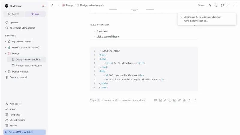 Slite — Productivity, интерфейс, скриншот 3/583