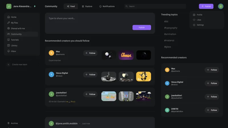 Spline — Design, интерфейс, скриншот 9/286