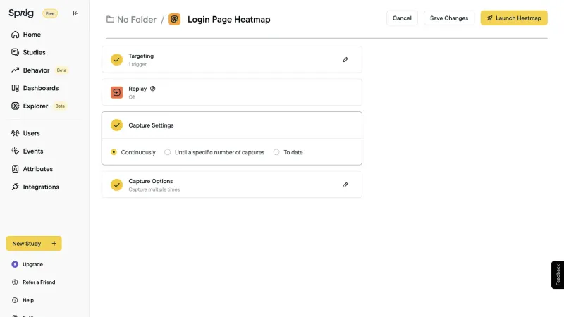 Sprig — Analytics, интерфейс, скриншот 6/420