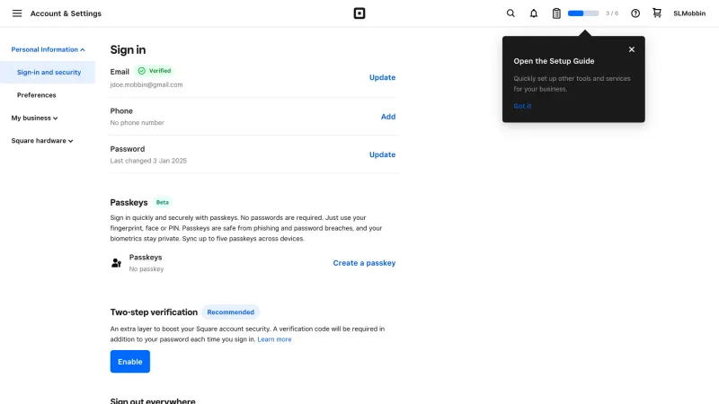 Square — Fintech, интерфейс, скриншот 1067