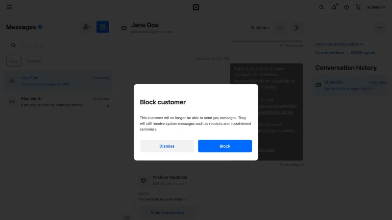 Square — Fintech, интерфейс, скриншот 1073