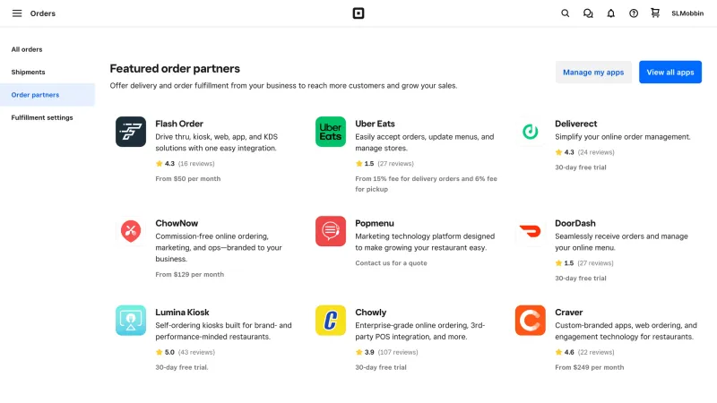 Square — Fintech, интерфейс, скриншот 1102
