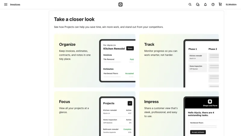 Square — Fintech, интерфейс, скриншот 1112