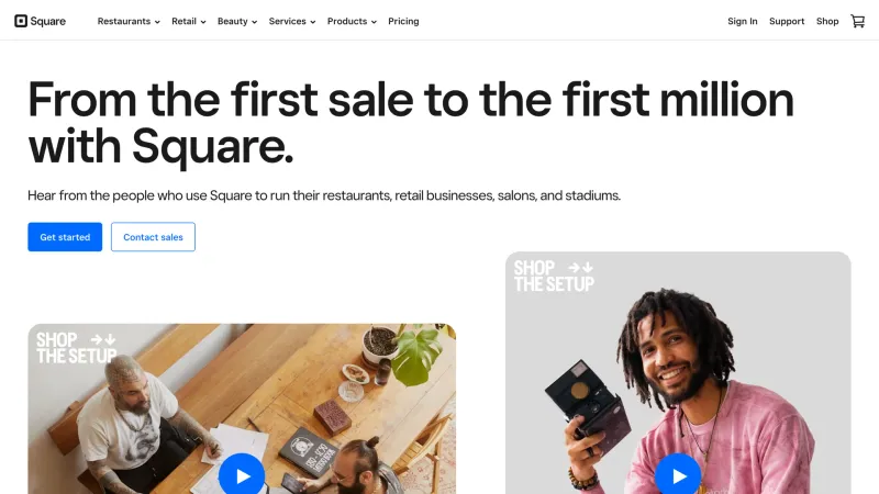 Square — Fintech, интерфейс, скриншот 1156