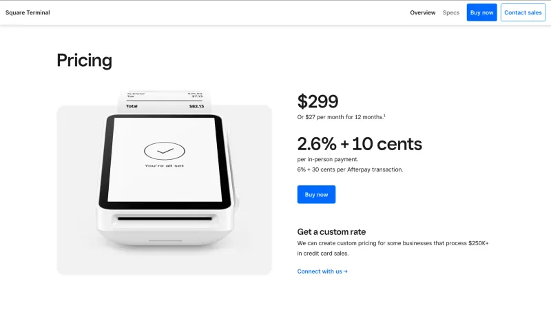 Square — Fintech, интерфейс, скриншот 1174