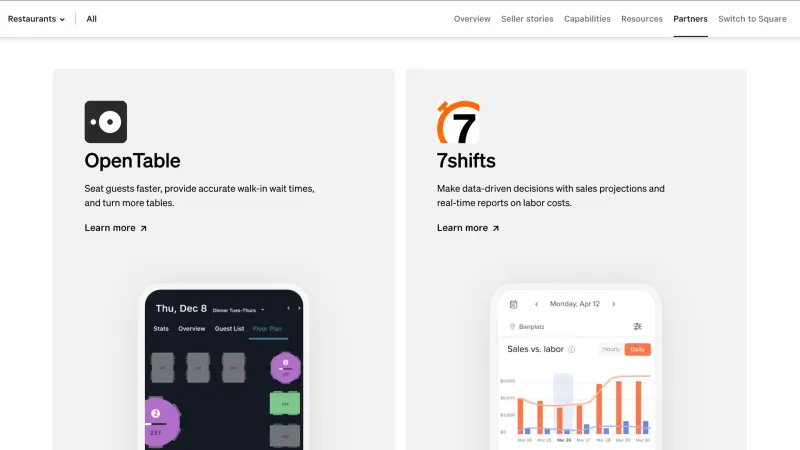 Square — Fintech, интерфейс, скриншот 1240