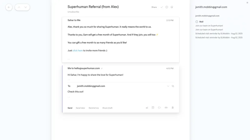Superhuman — Productivity, интерфейс, скриншот 7/344