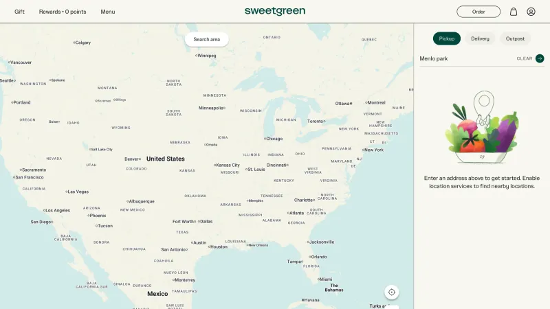 Sweetgreen — Food & Drink, интерфейс, скриншот 9/166